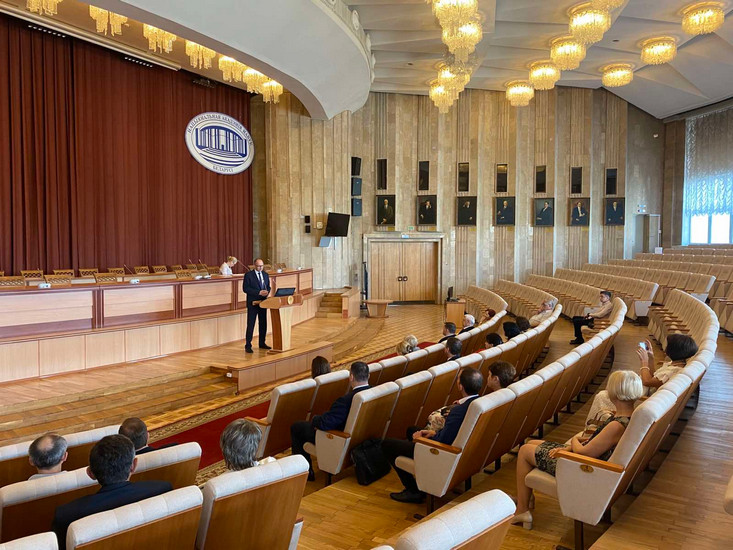 Вручение аттестата профессора доктору педагогических наук МГУ_Кулешова