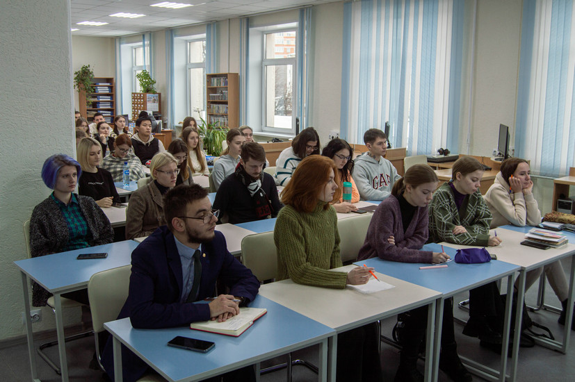 встреча с представителями Союза писателей Беларуси_МГУ_Кулешова