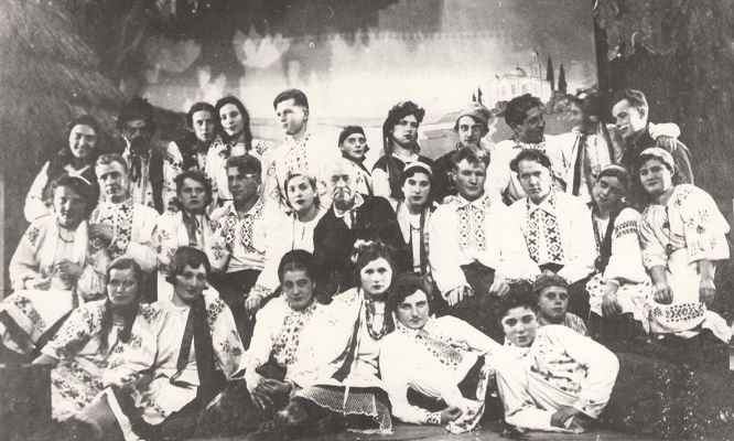 Студенческая постановка оперы «Запорожец за Дунаем», 1939 год