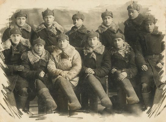 Студенты Могилевского педагогического института в рядах бойцов Красной Армии, 1940 год