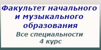 Все специальности, 4 курс, экзамены